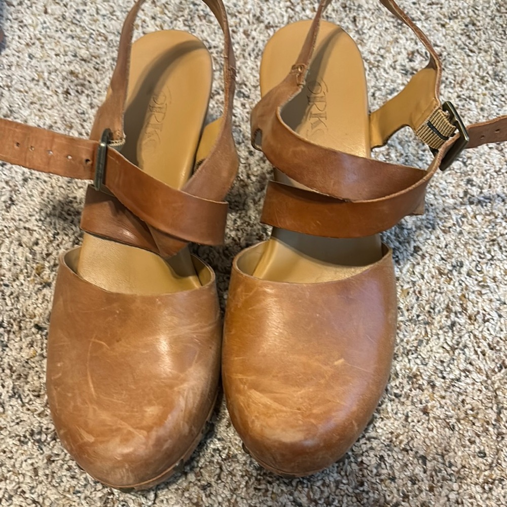 Brown Leather Women's Shoes